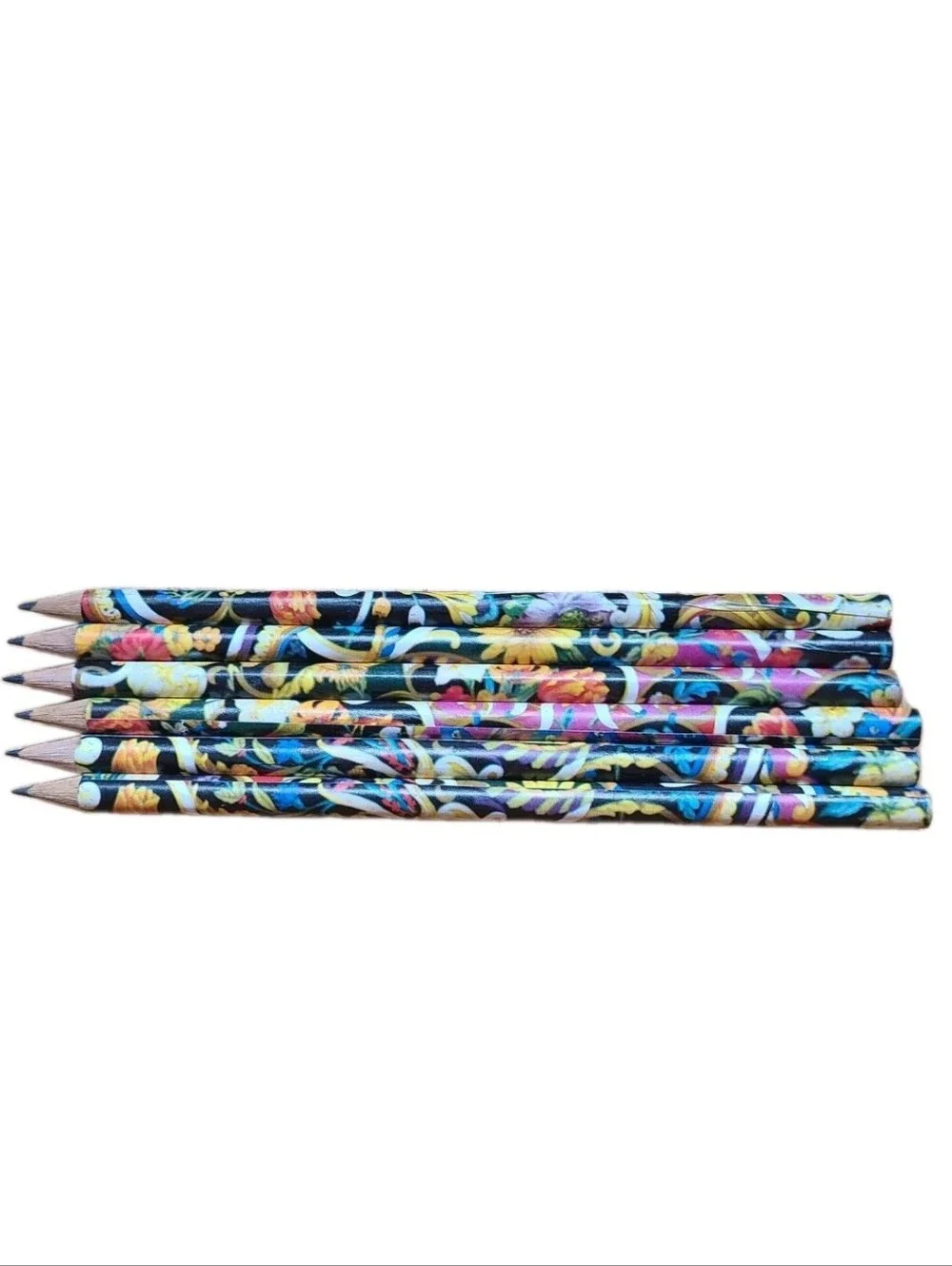 Gucci 1980s Set Of Six Pencils With Storage Case